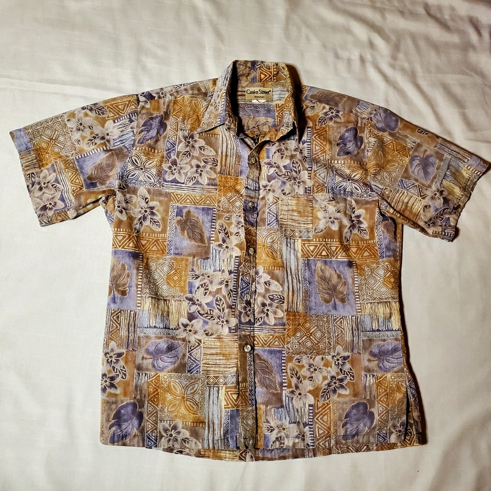 Cooke Street Honolulu Hawaiian Shirt Floral Print